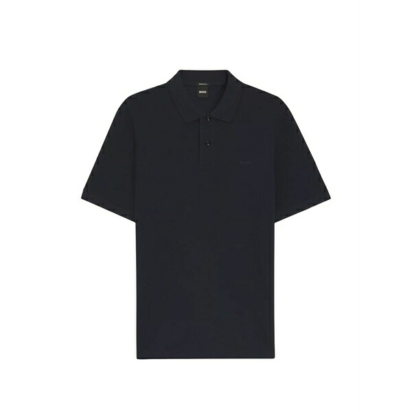 元締め メンズ スポーツシャツ トップス Cotton polo shirt Blue