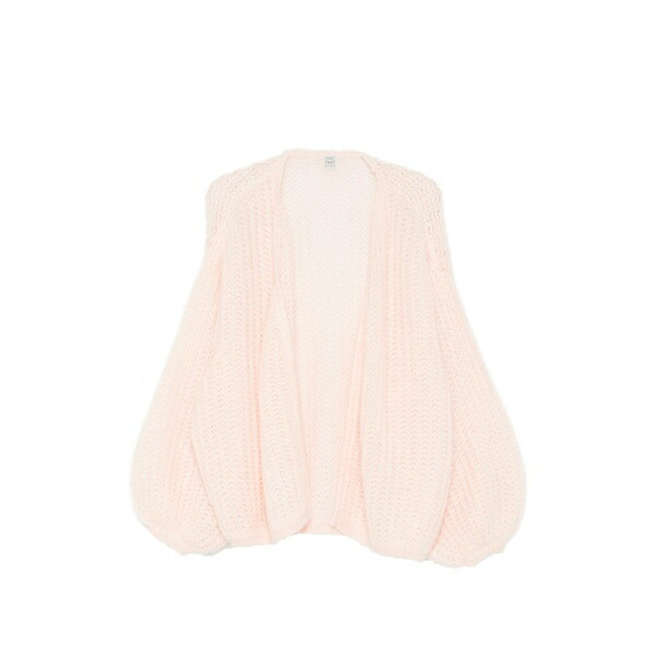 トーテム レディース ジレー アウター Balloon-sleeve cardigan Pink