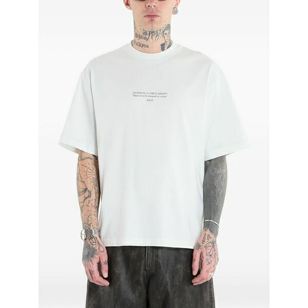 象牙色 メンズ プルオーバー トップス Statement t-shirt Green