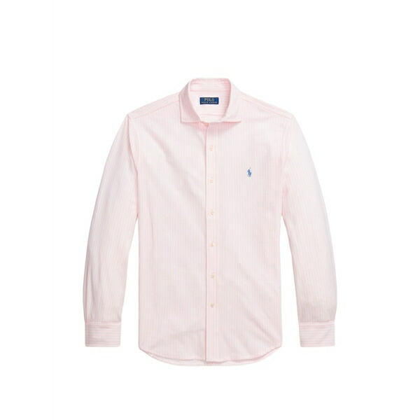 ラルフローレン メンズ シャツ トップス Striped-pattern shirt Pink|asty