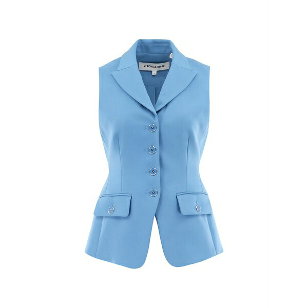 ヴェロニカ ベアード レディース 上衣＆上衣 アウター Benny waistcoat Blue