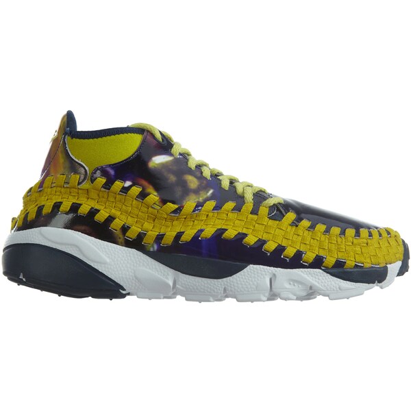 Nike ナイキ メンズ スニーカー  【Nike Air Footscape Woven Chukka QS YOTH】  大いさ US_9.5(27.5糎) Light Midnight/Bright Citron