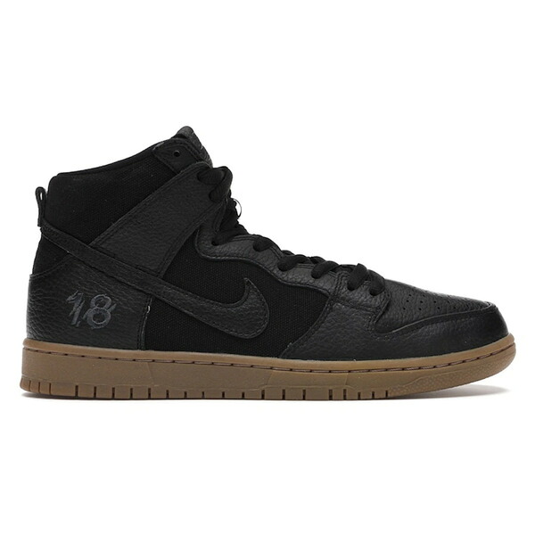 Nike ナイキ メンズ スニーカー  【Nike SB Dunk High Antihero Brian Anderson Black】  大きさ US_8.5(26.5糎) Black/Black-Anthracite-Gum Medium Brown