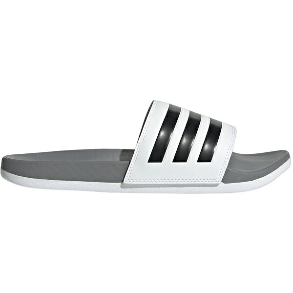 adidas アディダス メンズ スニーカー  【adidas Adilette Comfort Slides Cloud White Core Black Grey Three】  大きさ US_6(24.0珊) Cloud White/Core Black/Grey Three