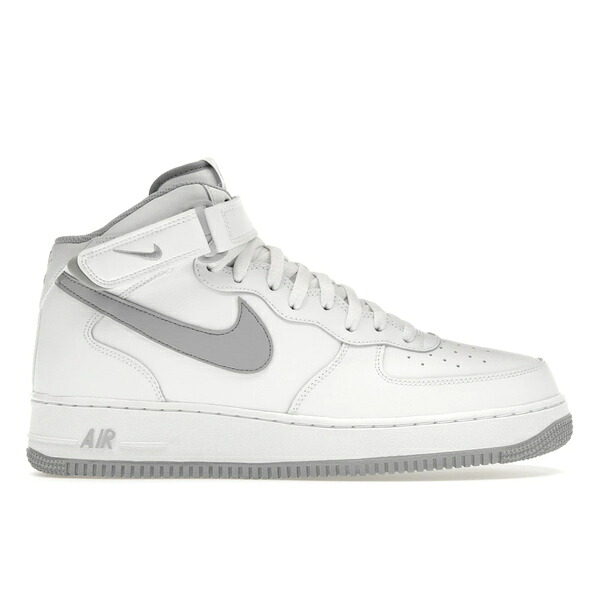 Nike ナイキ メンズ スニーカー  【Nike Air Force 1 Mid \u002707 White Wolf Grey】  大きさ US_10(28.0珊) White/White/Wolf Grey