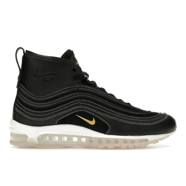 Nike ナイキ メンズ スニーカー  【Nike Air Max 97 Mid Riccardo Tisci】  大いさ US_12.5(30.5糎) Black/Metallic Gold-Anthracite-White