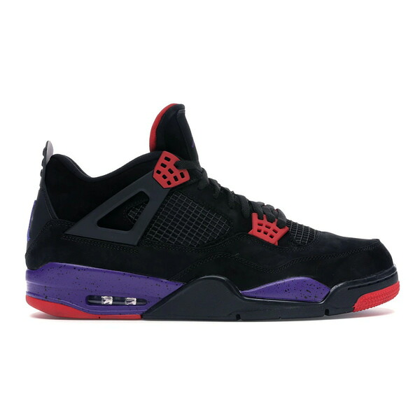 Jordan ジョーダン メンズ スニーカー  【Jordan 4 Retro Raptors Drake OVO (2019)】  大いさ US_9(27.0糎) Black/Court Purple-University Red