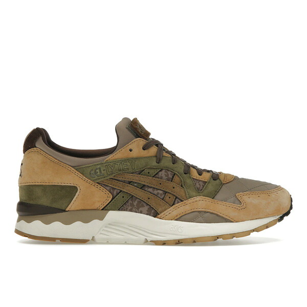 ASICS アシックス メンズ スニーカー  【ASICS Gel-Lyte V SBTG Kicks Lab Phys Ed】  大きさ US_6.5(24.5糎) Sand/Green-Brown