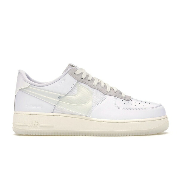 Nike ナイキ メンズ スニーカー  【Nike Air Force 1 デオキシリボ核酸 White】  大きさ US_9(27.0珊) White/White/Natural