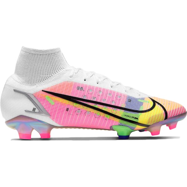 Nike ナイキ メンズ スニーカー  【Nike Mercurial Superfly 8 FG White Multicolor】  大きさ US_M_13 White/Dark Raisin/Rage Green/Metallic Silver