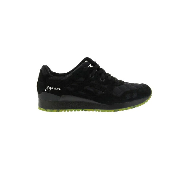 ASICS アシックス メンズ スニーカー  【ASICS Gel-Lyte III Beams x mita sneakers Souvenir Jacket Black】  大きさ US_12.5(30.5珊) Black/Black