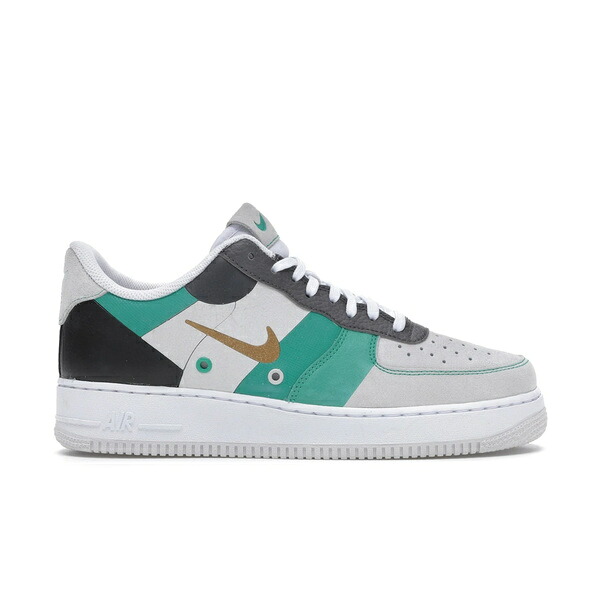 Nike ナイキ メンズ スニーカー  【Nike Air Force 1 Low Vast Grey Green】  大きさ US_9.5(27.5珊) White/Black-Vast Grey-Metallic Gold