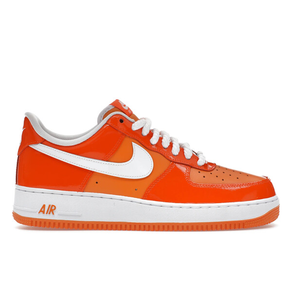 Nike ナイキ メンズ スニーカー  【Nike Air Force 1 Low \u002707 Orange White Patent】  大きさ US_M_15 Orange/White