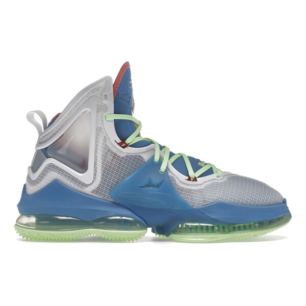 Nike ナイキ メンズ スニーカー  【Nike LeBron 19 Dutch Blue Lime Glow】  大きさ US_5.5(23.5珊) Dutch Blue/Pomegranate-Lime Glow-White