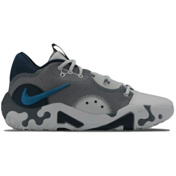 Nike ナイキ メンズ スニーカー  【Nike PG 6 Fog Grey】  大きさ US_8(26.0珊) Fog Grey/Abyss Green-Arsenal Blue-Cold Grey