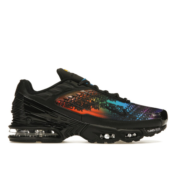 Nike ナイキ メンズ スニーカー  【Nike Air Max Plus 3 Premium Rainbow Gradient】  大きさ US_8.5(26.5珊) Black/Fuchsia Dream/Racer Blue