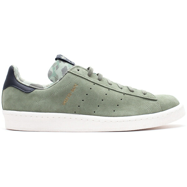 adidas アディダス メンズ スニーカー  【adidas Campus 80s Undefeated x Bape Green】  大きさ US_9(27.0珊) SHIOLI/SHIOLI/CHALK2