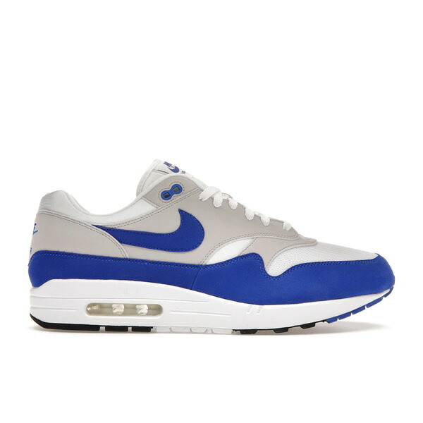Nike ナイキ メンズ スニーカー  【Nike Air Max 1 Anniversary Royal (2017)】  大きさ US_7.5(25.5珊) White/Game Royal-Neutral Grey-Black