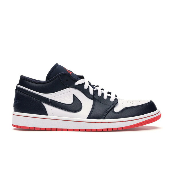 Jordan ジョーダン メンズ スニーカー  【Jordan 1 Low Obsidian Ember Glow】  大きさ US_12(30.0珊) Obsidian/Ember Glow-White