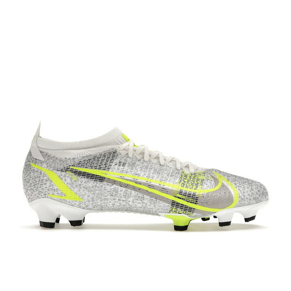 Nike ナイキ メンズ スニーカー  【Nike Mercurial Vapor 14 Pro FG Metallic Silver Volt】  大きさ US_6.5(24.5珊) White/Metallic Silver/Volt/Black