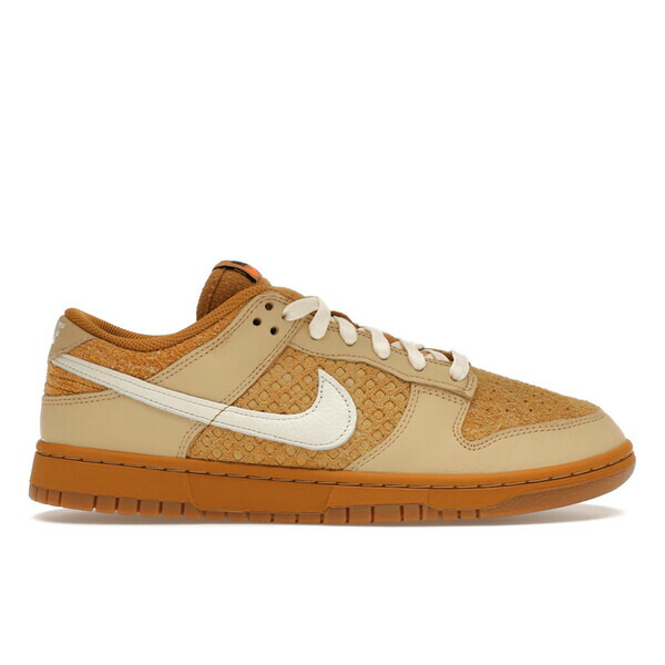 Nike ナイキ メンズ スニーカー  【Nike Dunk Low Waffle】  大いさ US_12.5(30.5糎) Wheat/Coconut Milk/Sesame/Black/Total Orange