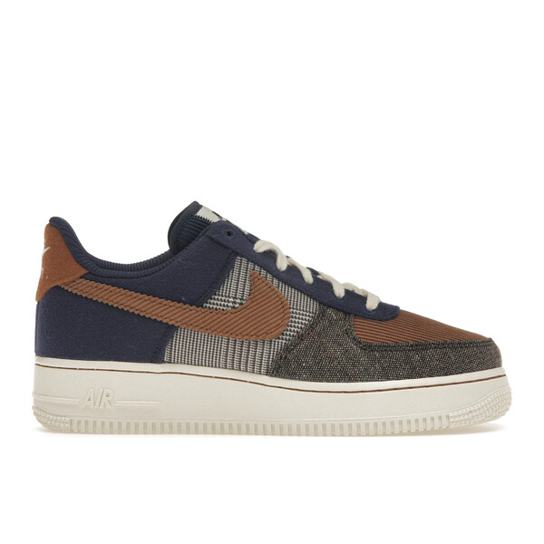 Nike ナイキ メンズ スニーカー  【Nike Air Force 1 Low \u002707 PRM Tweed Midnight Navy Corduroy】  大きさ US_11(29.0珊) Midnight Navy/Ale Brown/Pale Ivory