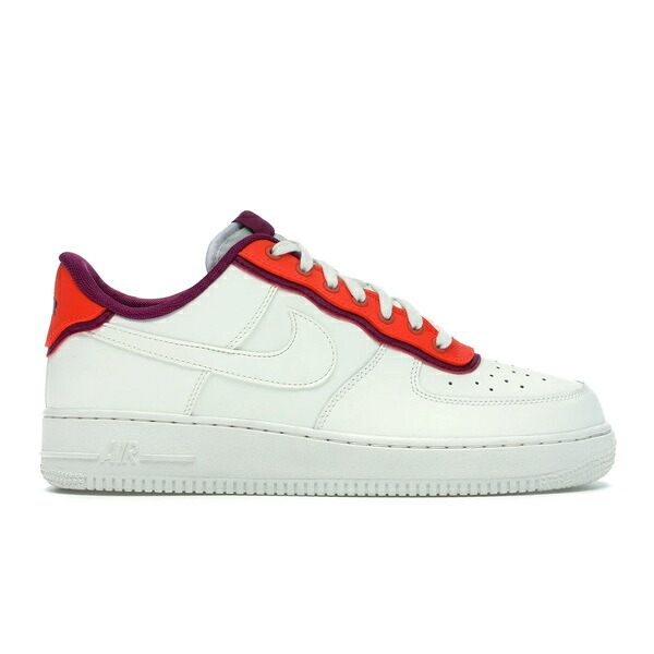 Nike ナイキ メンズ スニーカー  【Nike Air Force 1 Low \u002707 LV8 1 Sail】  大きさ US_9.5(27.5珊) Sail Team Orange True Berry Sail