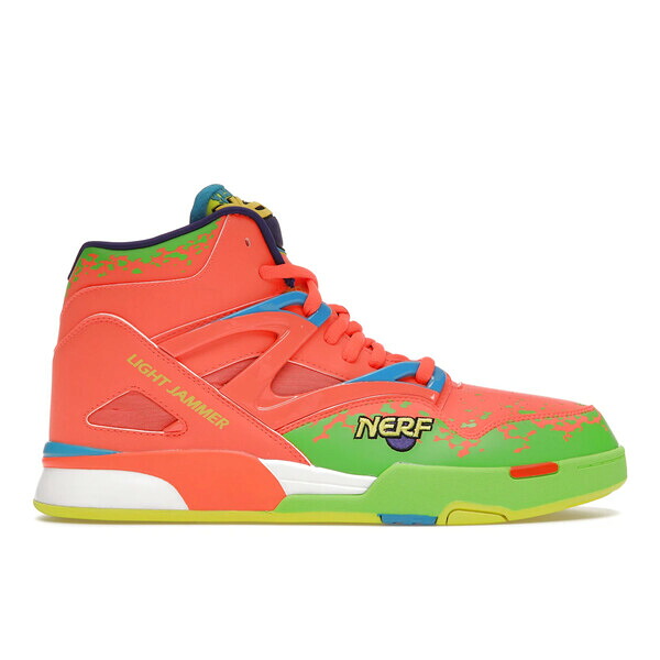 Reebok リーボック メンズ スニーカー  【Reebok Pump Omni Zone II NERF Light Jammer Orange】  大いさ US_10(28.0糎) Solar Orange/Solar Lime/Solar Yellow