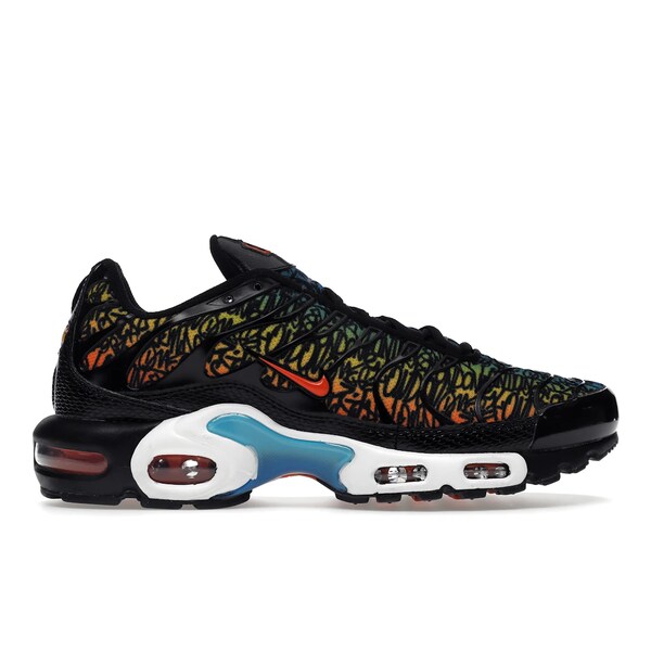 Nike ナイキ メンズ スニーカー  【Nike Air Max Plus Brixton Graffiti】  大きさ US_11.5(29.5糎) Black/Photo Blue/Tour Yellow/Team Orange