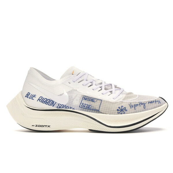 Nike ナイキ メンズ スニーカー  【Nike ZoomX Vaporfly Next% Blue Ribbon Sports White】  大きさ US_10.5(28.5珊) White/Team Royal-Orange Peel-White