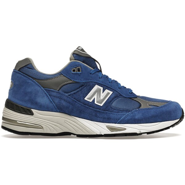 New Balance ニュー平衡にする メンズ スニーカー  【New Balance 991 MiUK Bright Blue】  大きさ US_9.5(27.5糎) Bright Blue/Grey-White