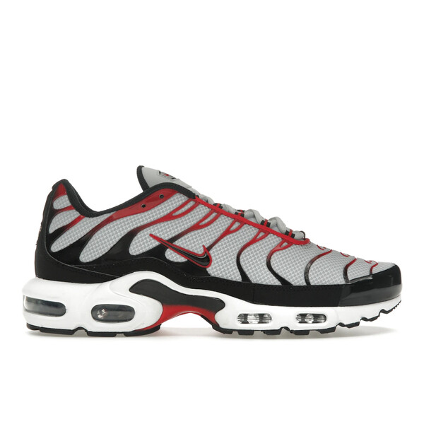 Nike ナイキ メンズ スニーカー  【Nike Air Max Plus Pure Platinum Black University Red】  大きさ US_7(25.0糎) Pure Platinum/Black/White/University Red
