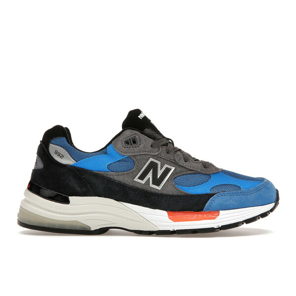 New Balance ニュー平衡にする メンズ スニーカー  【New Balance 992 Black Blue Grey】  大きさ US_8(26.0珊) Black/Blue/Grey