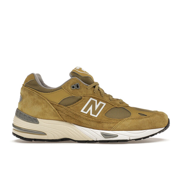 New Balance ニュー平衡にする メンズ スニーカー  【New Balance 991 MiUK Green Moss Cloud Cream】  大きさ US_12(30.0珊) Green Moss/Cloud Cream/White