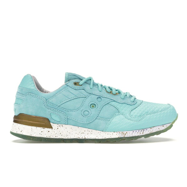 Saucony サッカニー メンズ スニーカー  【Saucony Shadow 5000 Epitome Big Fish】  大いさ US_8.5(26.5糎) Aqua/Gold