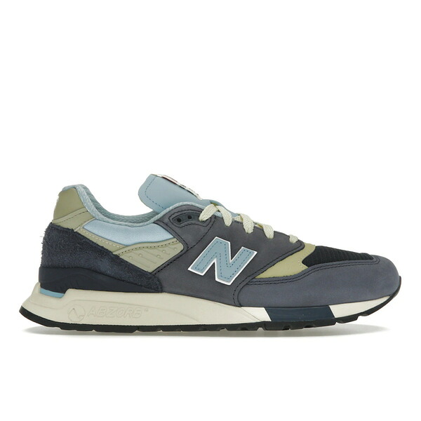 New Balance ニュー平衡にする メンズ スニーカー  【New Balance 998 MiUSA Navy Chrome Blue】  大きさ US_6(24.0珊) Navy/Chrome Blue