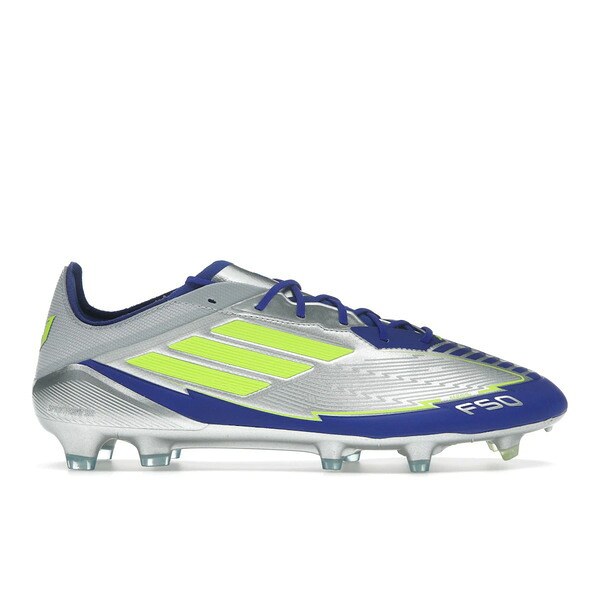 adidas アディダス メンズ スニーカー  【adidas F50 Elite FG Messi Player Pack 1】  サイズ US_M_4 Silver Metallic/Solar Yellow/Lucid Blue