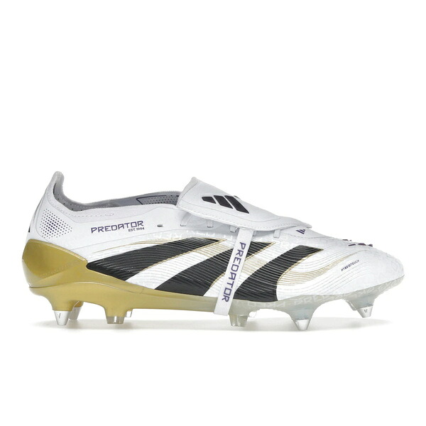 adidas アディダス メンズ スニーカー  【adidas Predator Elite Fold-Over Tongue SG Cloud White Core Black Gold Metallic】  サイズ US_7.5(25.5cm) Cloud White/Core Black/Gold Metallic