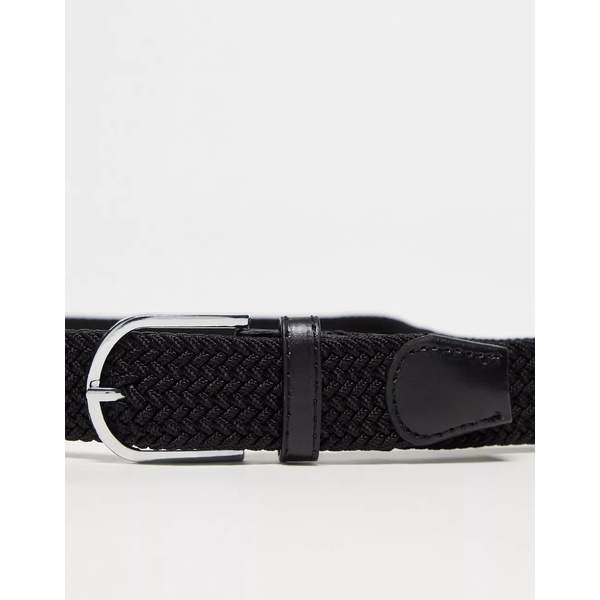 当店在庫してます！ 魅力的な価格 ボロンガロトレバー メンズ ベルト アクセサリー Bolongaro Trevor woven belt in black Black parkclinic.in parkclinic.in
