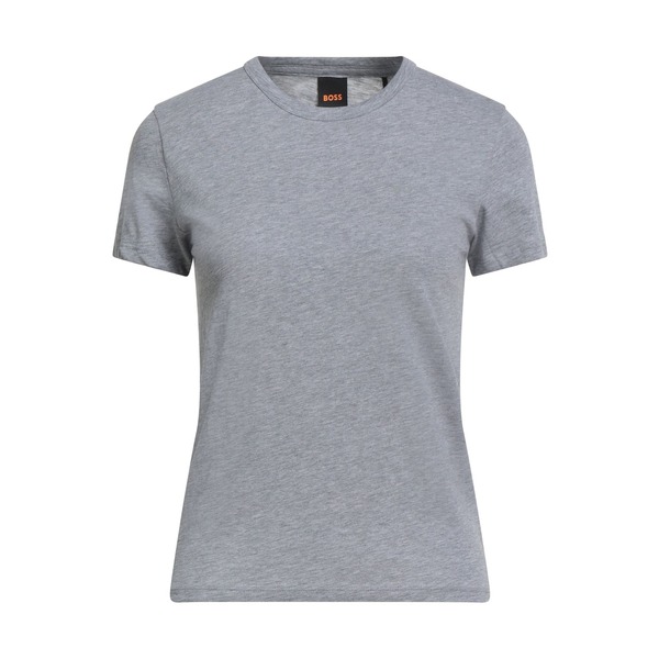 【送料無料】 ボス レディース Tシャツ トップス T-shirts Grey