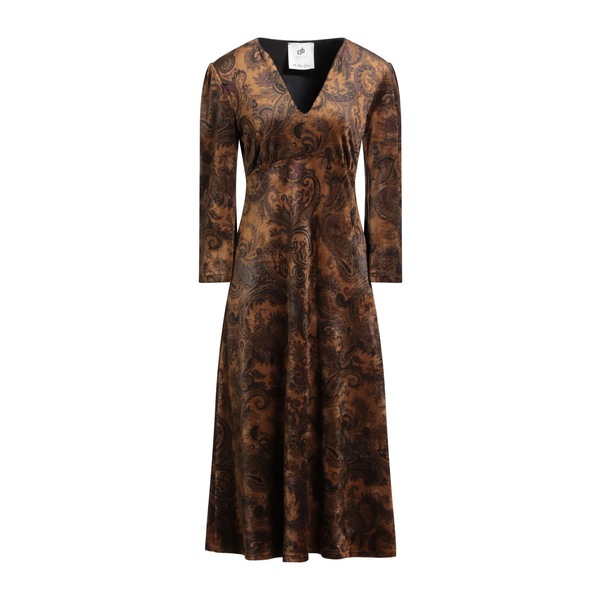 【送料無料】 コンパーニャ イタリアーナ レディース ワンピース トップス Midi dresses Beige