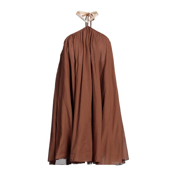 【送料無料】 ヴィコロ レディース ワンピース トップス Mini dresses Brown