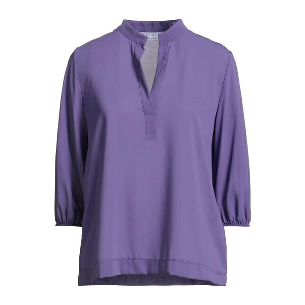 【送料無料】 カオス レディース Tシャツ トップス Tops Purple