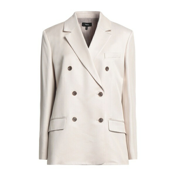 【送料無料】 セオリー レディース ジャケット&ブルゾン アウター Blazers White