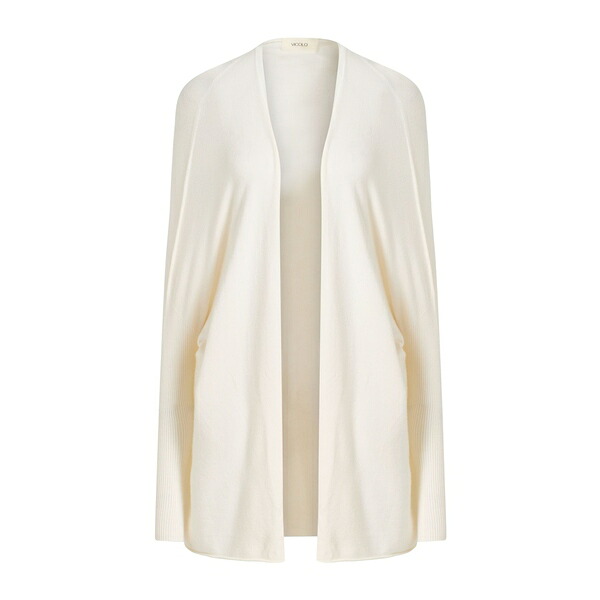 【送料無料】 ヴィコロ レディース カーディガン アウター Cardigans White