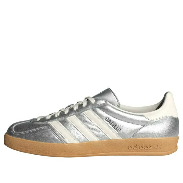 adidas アディダス メンズ スニーカー 【adidas Gazelle Indoor 'Silver Metallic White' JR1206】 サイズ US_9.5(27.5cm)｜asty 24,708円