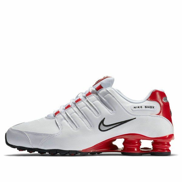 Nike ナイキ メンズ スニーカー 【Nike Shox NZ 'White University Red' 378341-110】 サイズ US_9.5(27.5cm)|asty