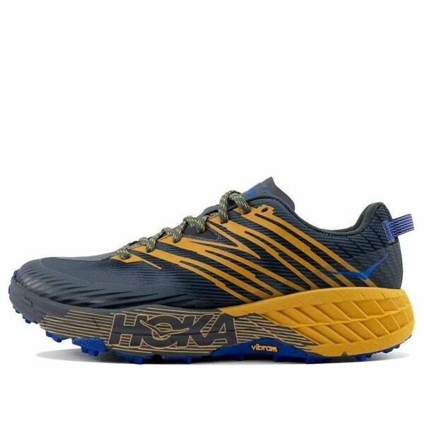 HOKA ONE ONE ホカオネオネ メンズ スニーカー 【HOKA ONE ONE Speedgoat 4 'Castlerock Golden Yellow' 1106525-CGYW】 サイズ US_10.5(28.5cm)|asty