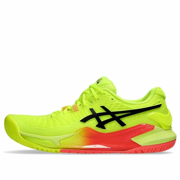 ASICS アシックス レディース スニーカー Safety Yellow/Black 【(WMNS) ASICS Gel-Resolution 9 \u0027Paris\u0027 1042A274-750】  大きさ US_8(25.0糎)