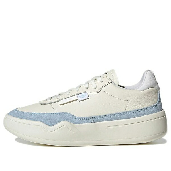 adidas アディダス レディース スニーカー White/Blue/White 【(WMNS) adidas Her Court 'Off White Tech Emerald' GX3499】 サイズ US_6.5(23.5cm)｜asty